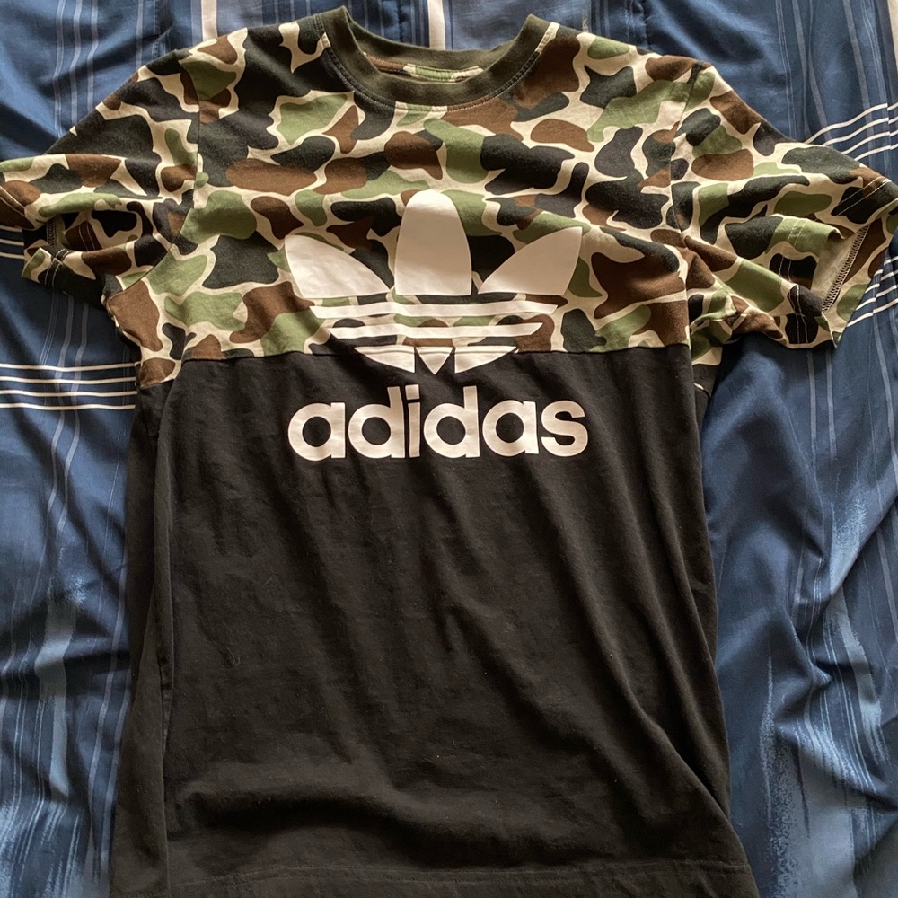 Adidas half camo half classic T-shirt
